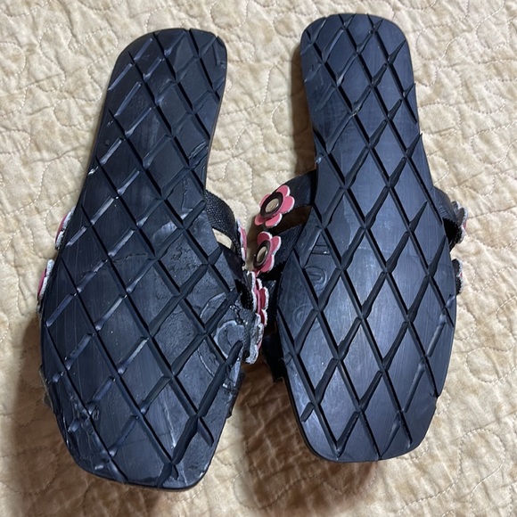 Rachel Comey ACTA SANDAL 🌸 Pink flower flowers Crisscross Size 8 New - Picture 3 of 11